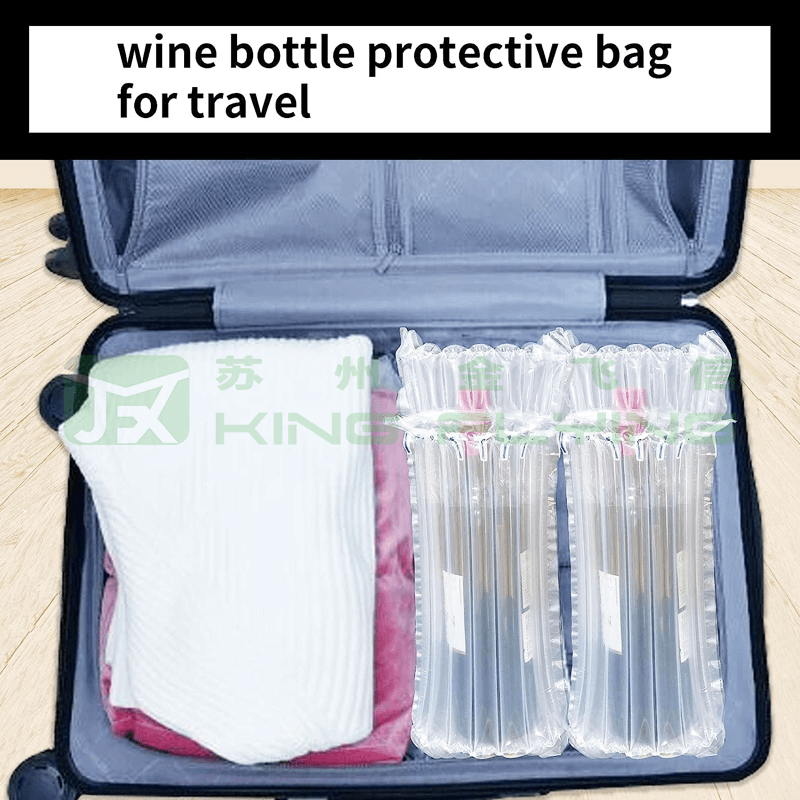 Wholesale Biodegradable Transparent Air Cushion Column Packaging Bag