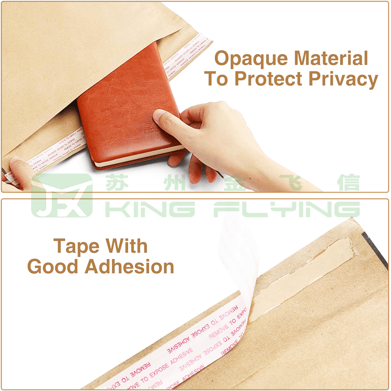 Custom Logo Printed Compostable Wrapping Kraft Honeycomb Packaging Mailer