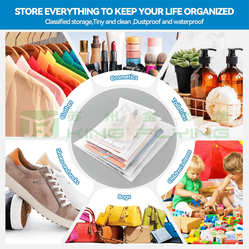 Custom Logo Frosted Apparel Ziplock Shipping Clothing Packaging Plastic Bag