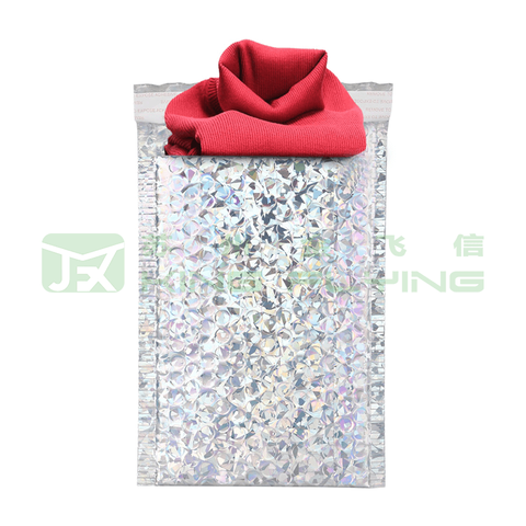 High Repurchase Shipping Logo Custom Made Wholesale Metallic Bubble Envelope