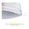 Custom Disposable Aluminium Foil Ice Cooler Thermal Insulated Packaging Bag