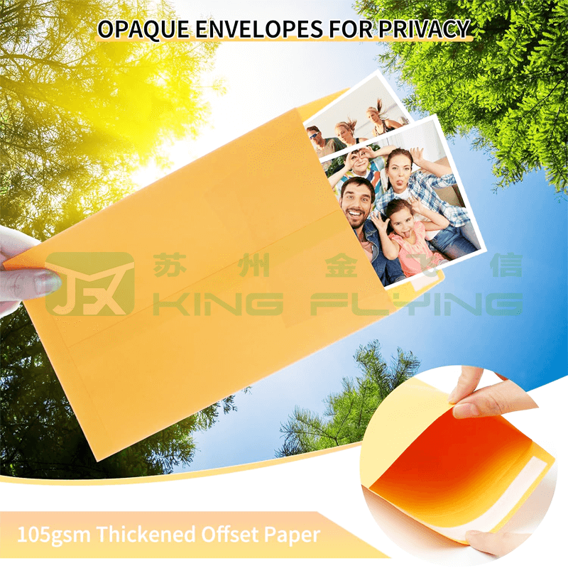 Custom Biodegradable Recycled Printed Express Kraft Paper Packaging Bag