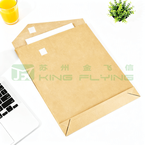 100% Eco Friendly Recycled Kraft Paper Mailing Packaging Bag