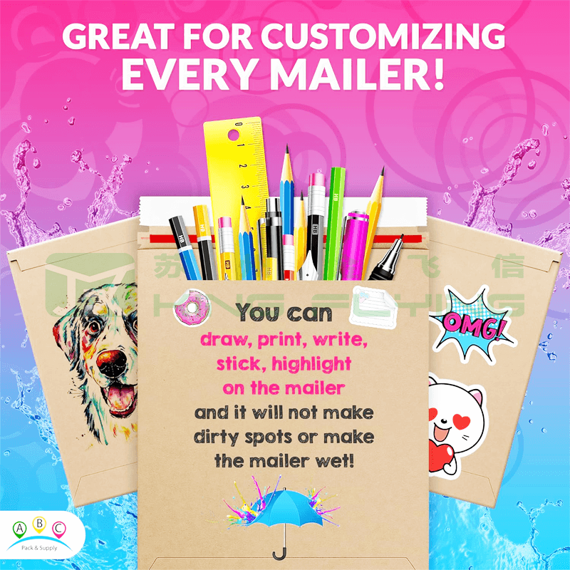 Kraft Paper Mailing Shipping Envelope For Express Packing