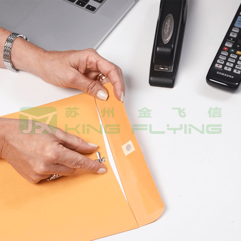 Custom Board Document Packaging Mailers Kraft Rigid Cardboard Bag