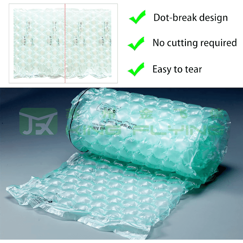 Air Cushion Plastic Wrap Packaging Bubble Roll Film