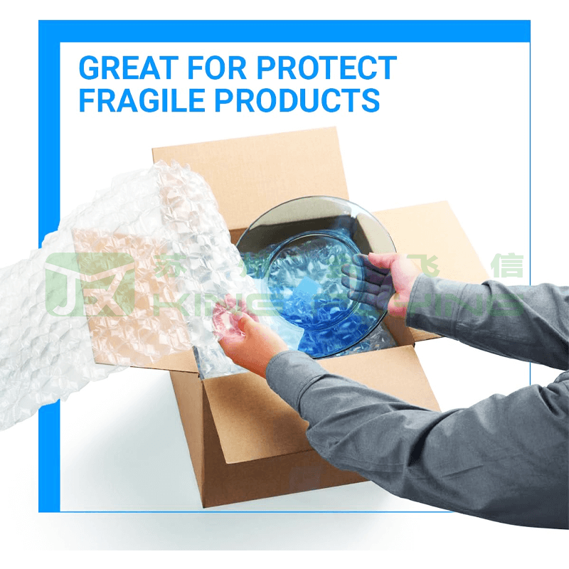 High Quality Transparent Cushion Inflatable Air Bubble Packaging Film