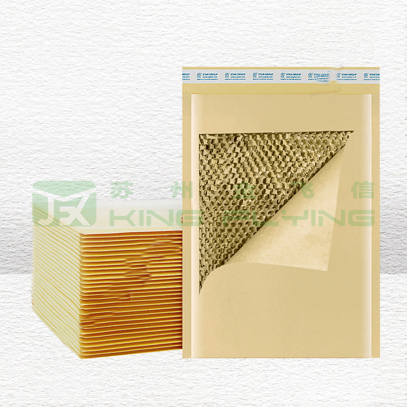 Premium Eco-friendly Compostable Kraft Paper Honeycomb Packaging Recycled Envelope