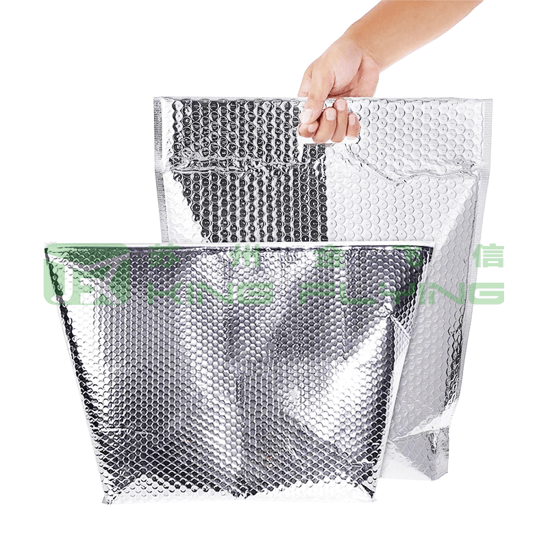 Custom Insulated Box Liner Aluminum Foil Leaking-proof Self-seal Thermal Bag