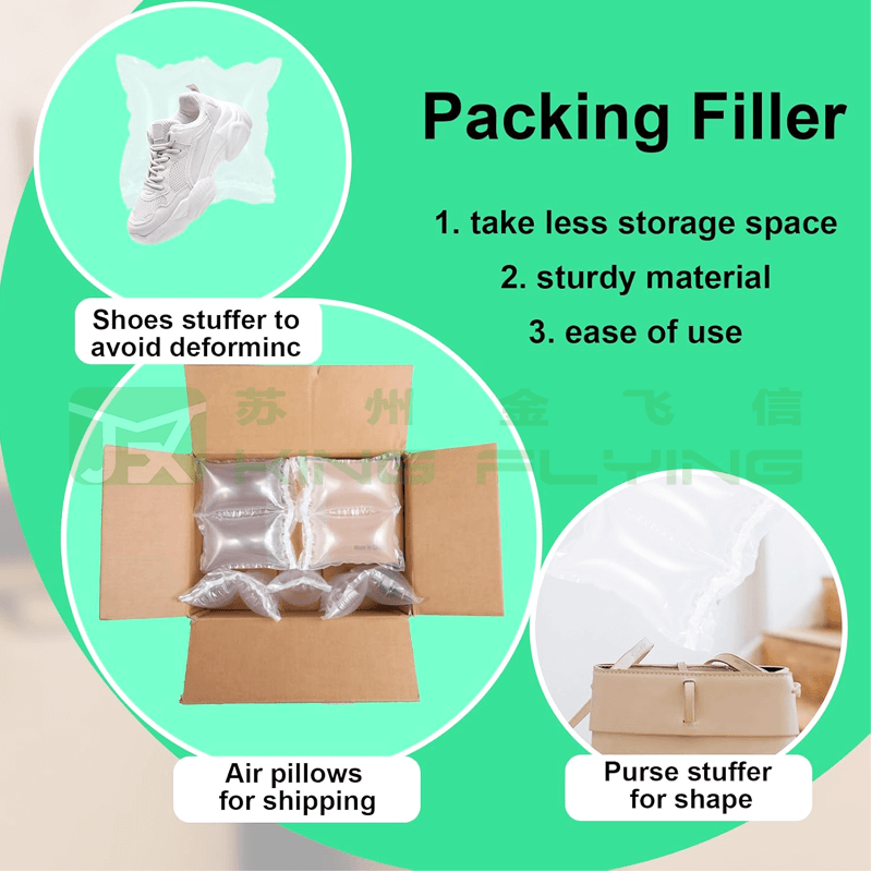 Multi Size Optional Biodegradable Eco Friendly Air Pillow Packaging Bag