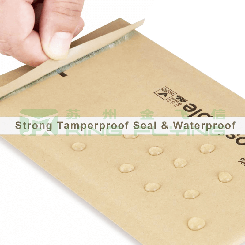ECO Friendly Recycle Customized Print Logo Kraft Bubble Mailer