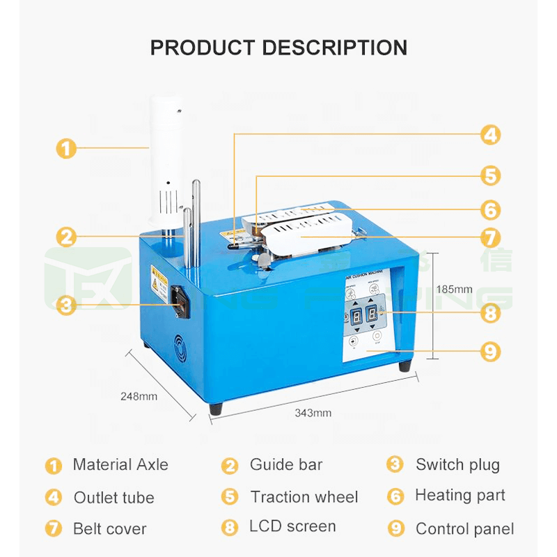 OEM Factory Electric Automatic Air Bubble Packing Mat Machine