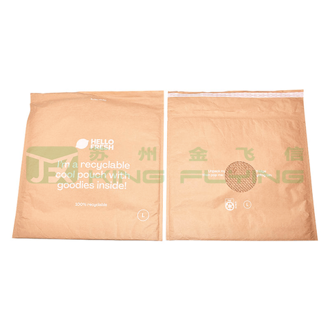Kraft Honeycomb Paper Padded Packaging Envelope For Small Business