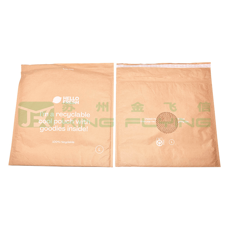 Kraft Honeycomb Paper Padded Packaging Envelope For Small Business