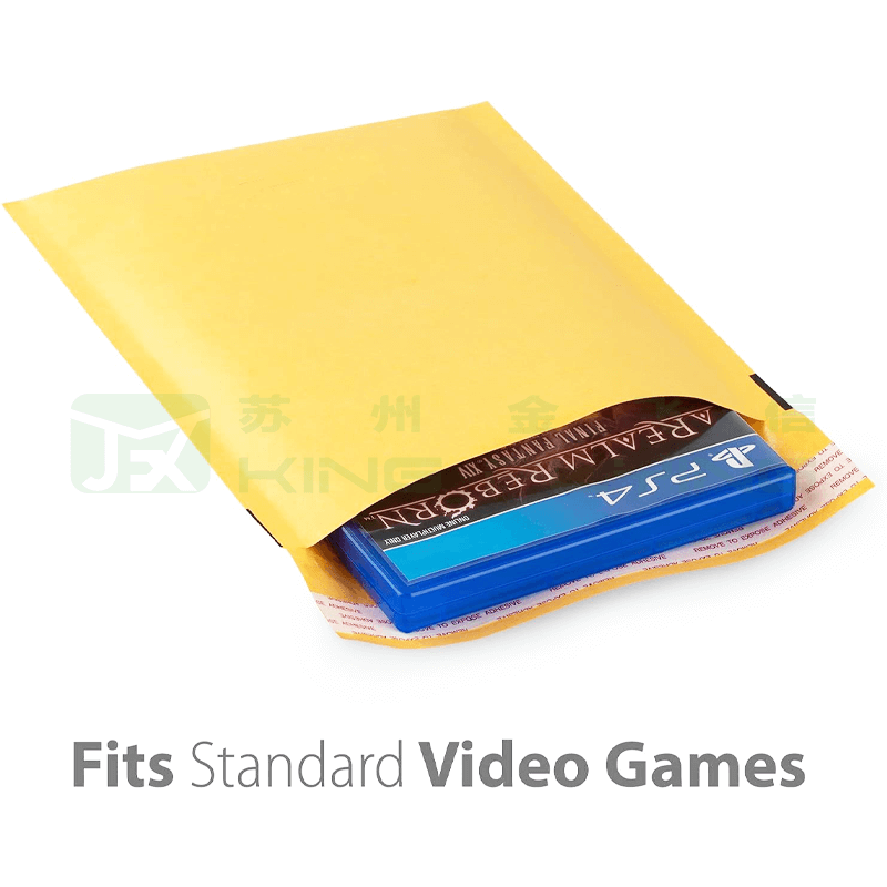 High Strength Reusable Custom Eco Friendly Kraft Paper Bubble Bag