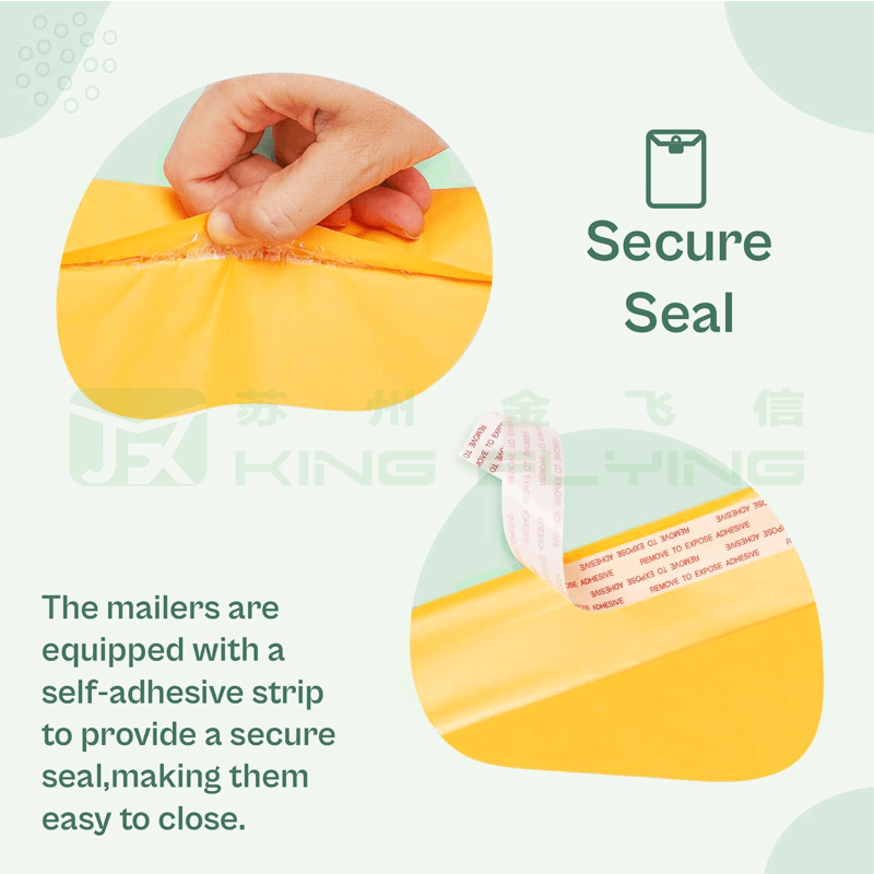 Shock Resistant Kraft Bubble Packaging Mailer For Delivery