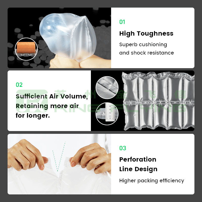 High Quality Waterproof Inflatable Protective Film Cushion Air Pillow Bag