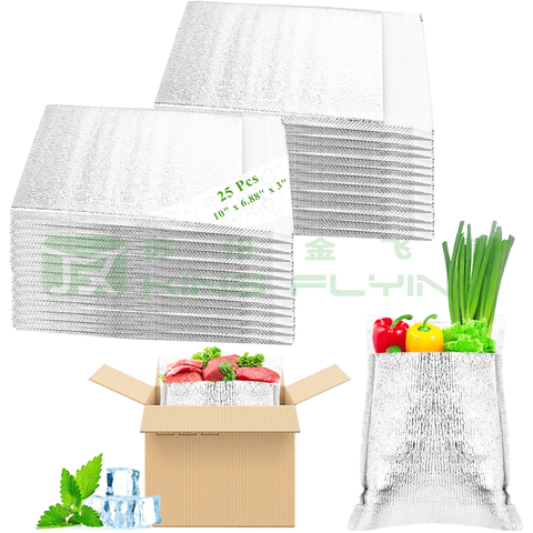 Flexible And Strong Cold Chain Packaging Bag With Aluminum Coating