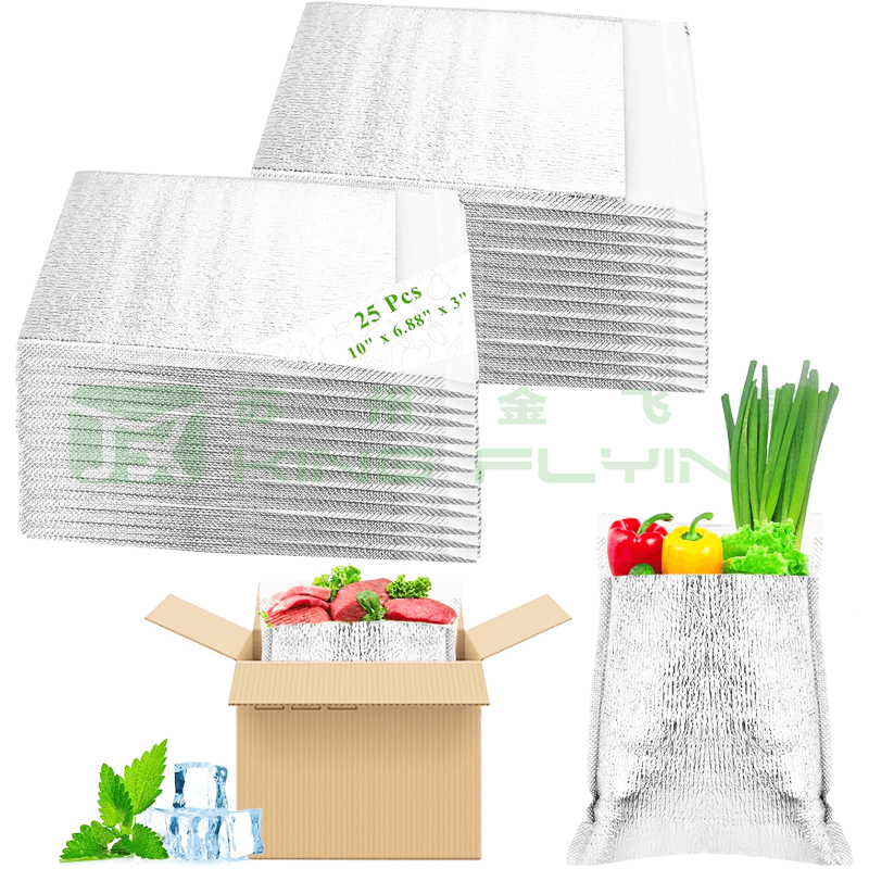 Flexible And Strong Cold Chain Packaging Bag With Aluminum Coating