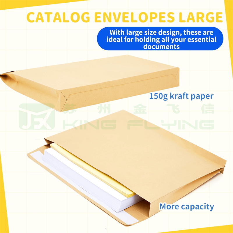 Printed Logo High Quality Kraft Paper Packaging Pouch