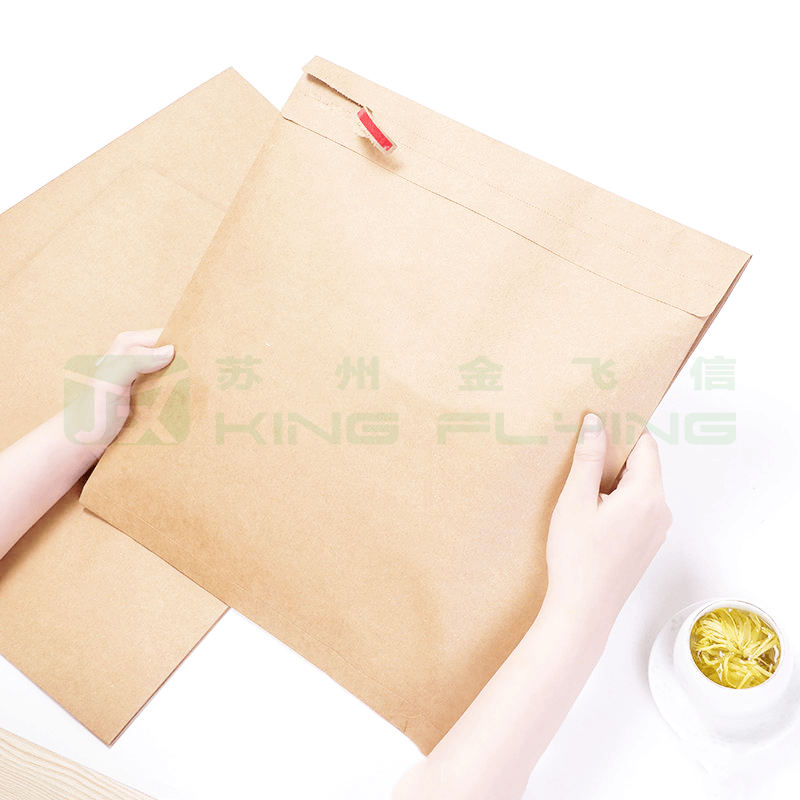 Custom Printed Thick Express Kraft Paper Mailing Bag
