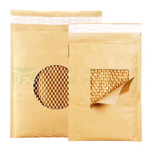 Hot Sale Kraft Paper Padded Honeycomb Recyclable Shipping Bag