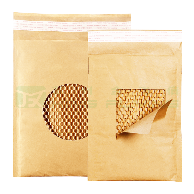 Hot Sale Kraft Paper Padded Honeycomb Recyclable Shipping Bag