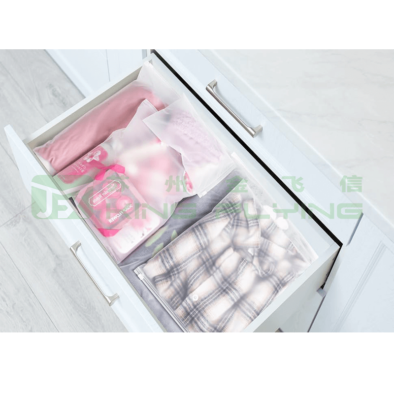 Custom Zipper Zip Lock Transparent Frosted PE/ EVA Plastic Garment Bag