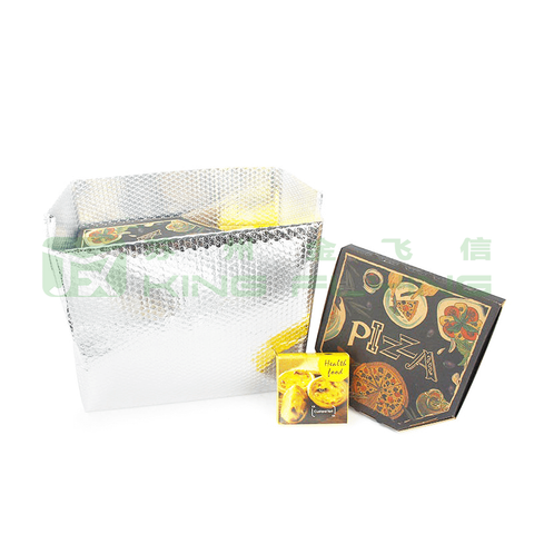 Aluminum Bubble Foil Thermal Insulated Cooler Bag For Food Packaging