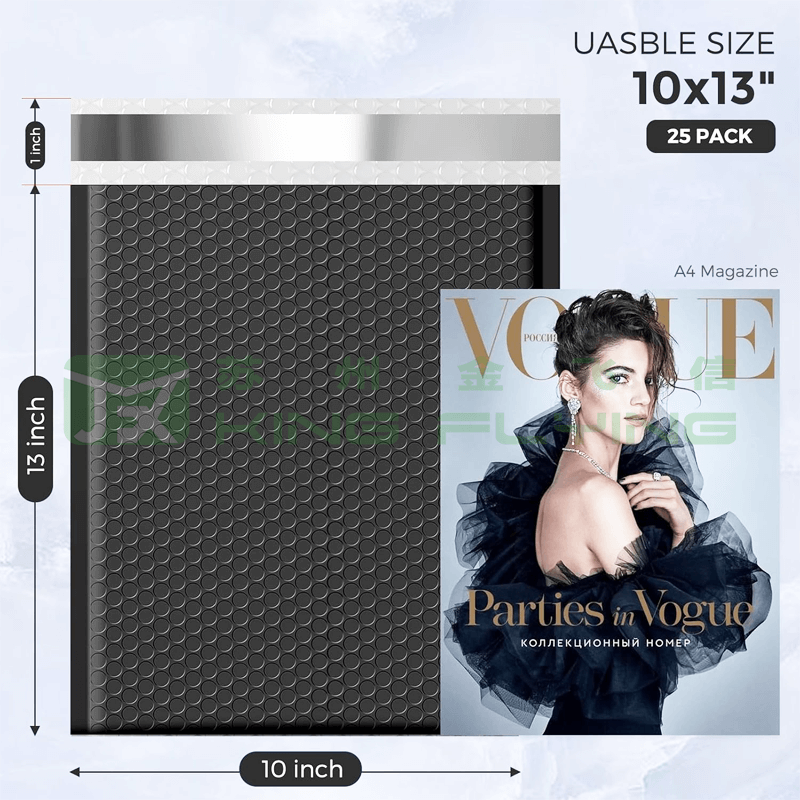 Customized Printed Poly Shock Resistant Packaging Bubble Padded Envelope
