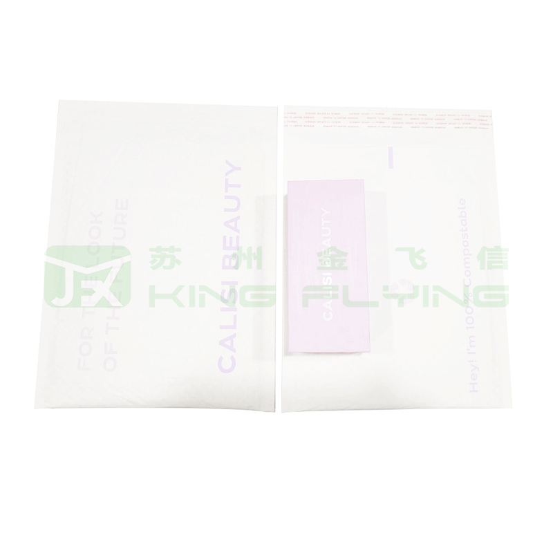 100% Recyclable Kraft Paper Mailing Biodegradable Honeycomb Padded Mailer