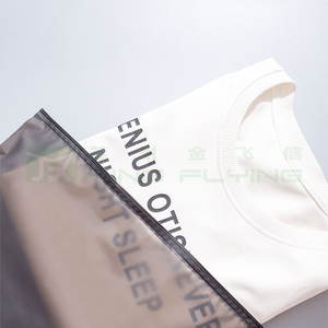 Custom Frosted Eco Friendly Zipper Plastic Packaging Bag For Clothes