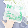 Custom Printed Frosted Plastic Slider Apparel Ziplock Bag