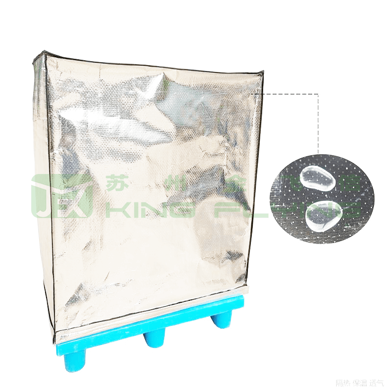 Waterproof Reusable Aluminum Foil Bubble Insulation Pallet Cover