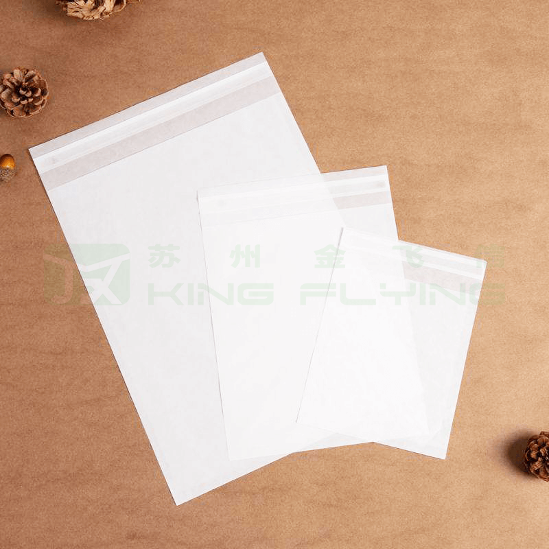Custom Biodegradable Glassine Paper Bag For T-shirt Packaging