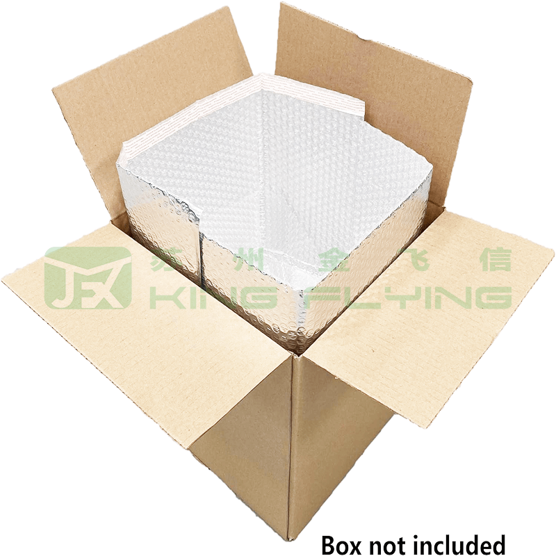 Eco-Friendly Recyclable Aluminum Bubble Cooler Bag For Sustainable Food Packaging