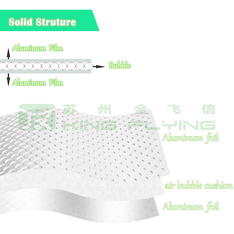 Aluminum Foil Bubble Insulation Heat Shield Building Material