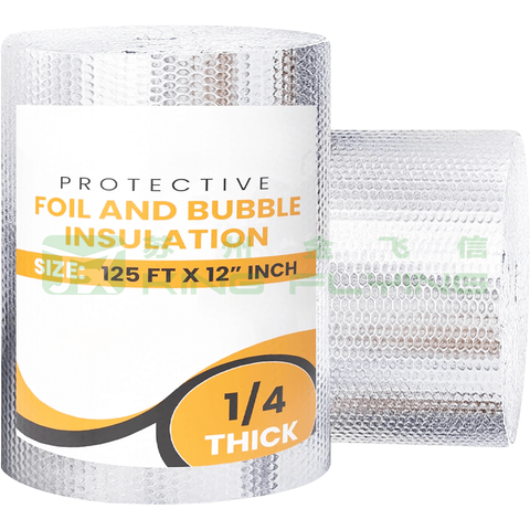 Double Sided Foil Bubble Thermal Insulation Packaging Material For Oven