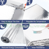 High R-Value Fireproof Reflective Double Bubble Aluminium Heat Insulation Material
