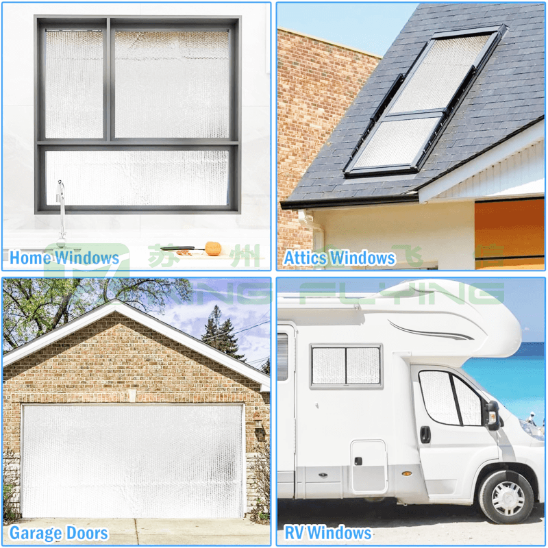 Reflector Radiator Aluminum Heat Fire Resistant Bubble Foil Packaging Sheet