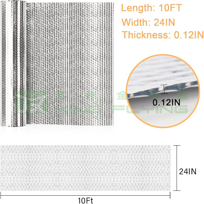 Reflective Aluminum Foil Bubble Insulation Thermal Packaging Material