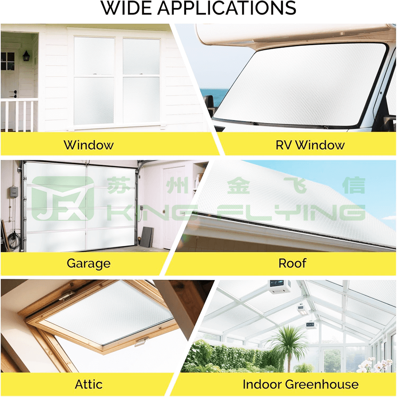 Roof Building Construction Aluminum Foil Bubble Heat Insulation Packaging Material