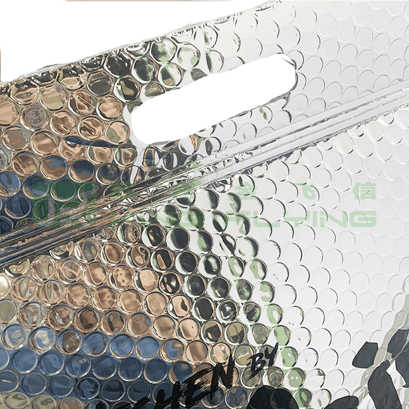 Thermal Bubble Cooler Bag With Handle For Secure Food Packaging