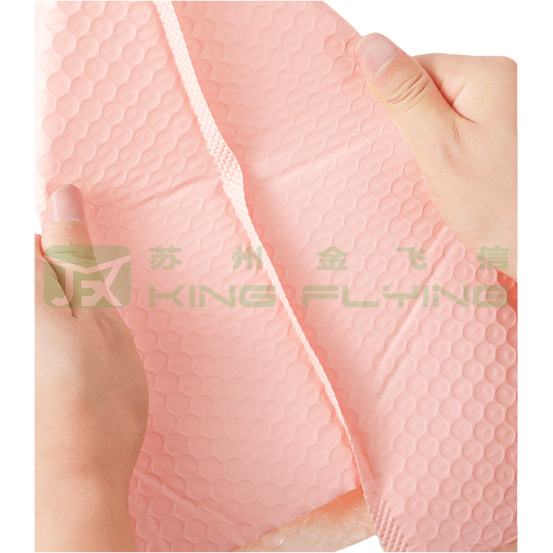 Poly Bubble Waterproof Self-adhesive Express Packaging Mailer With Handle
