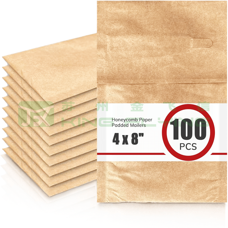 Online Trade 100% Biodegradable Recycled Honeycomb Kraft Paper Packaging Mailer