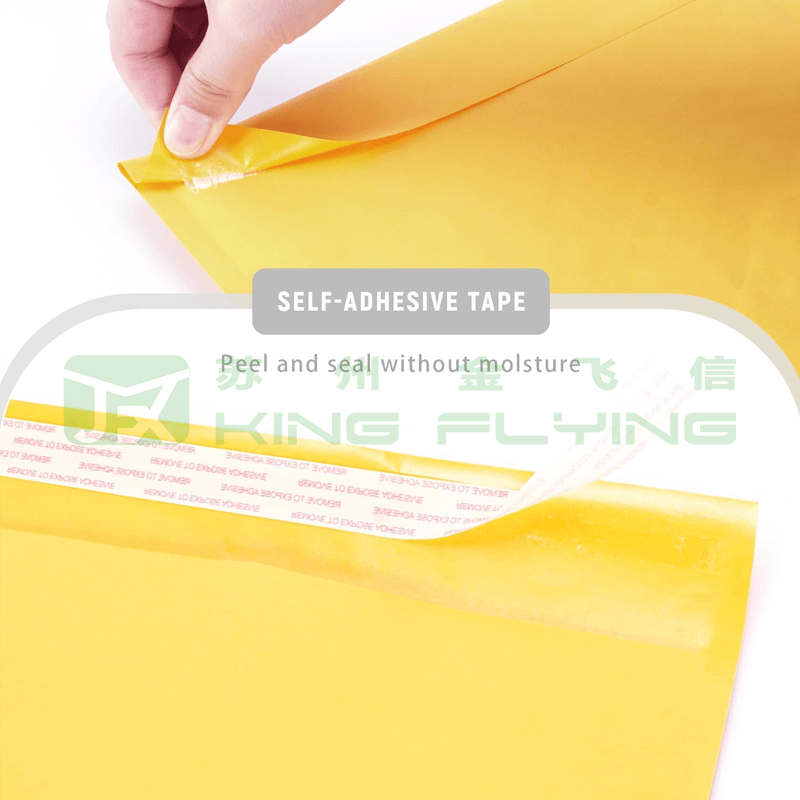 Soil-Degradable Kraft Paper Bubble Mailer For Environmentally Safe Packaging