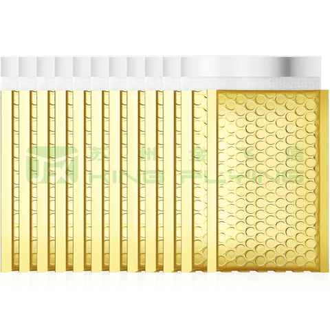 Custom Logo Metallic Bubble Mailer Clothes Shopping Packaging Bag