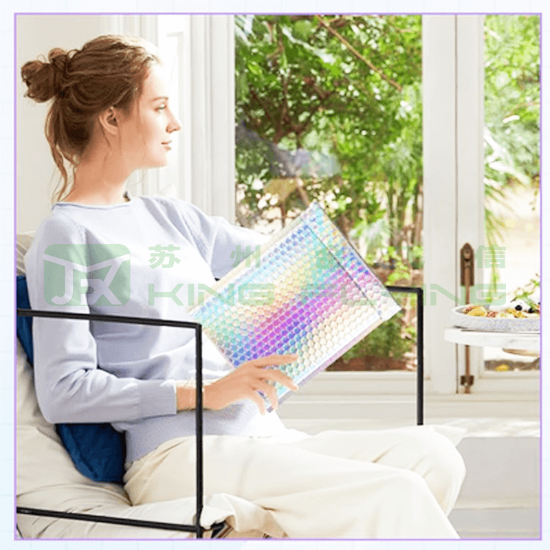 Gorgeous Metallic Bubble Mailers Waterproof Aluminum Film Padded Packaging Envelope