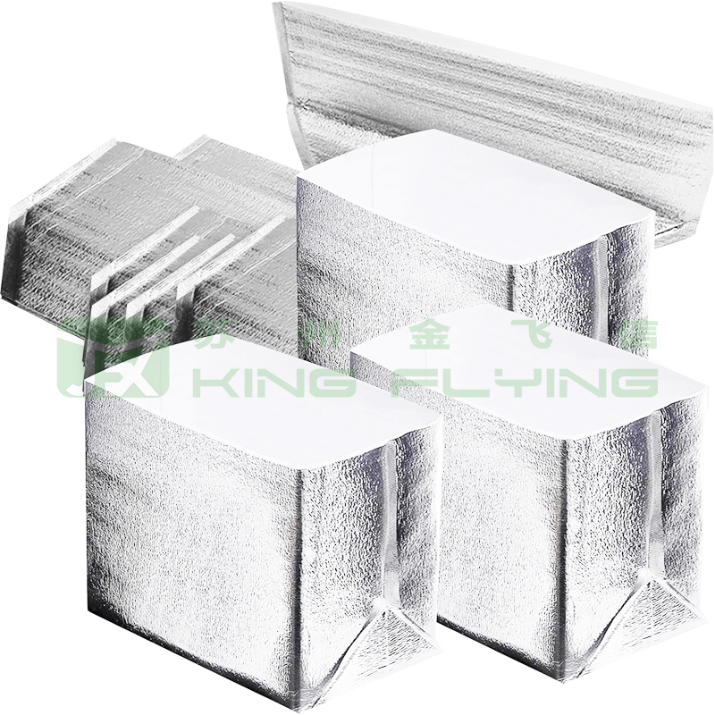 Custom Disposable Takeout Aluminum Foil Insulation Thermal Food Packaging Bag