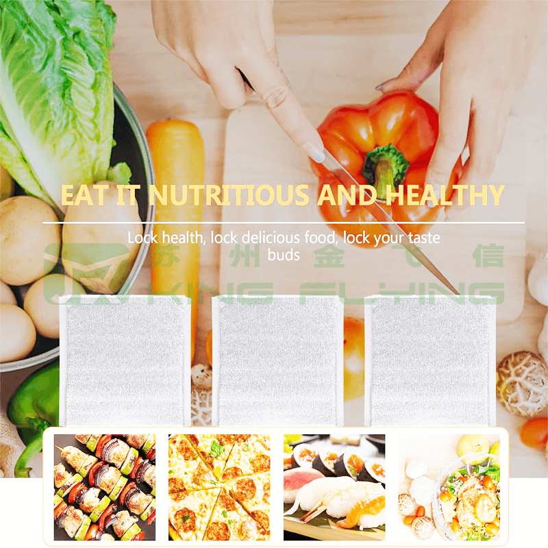 Aluminum Foil Reusable Thermal Insulated Food Storage Cooler Packaging Bag